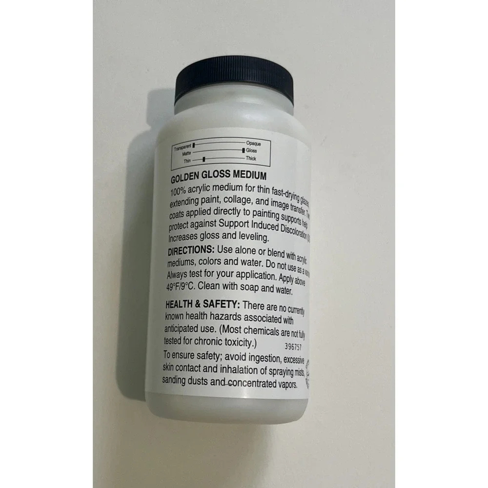 Acrylic‎ Medium Golden Polymer Medium 16 Oz
